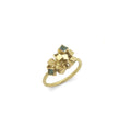 Princess-cut Sapphire Cluster Ring