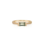 Baguette solitaire - Sapphire