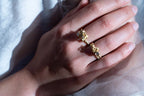 Round Diamond Cluster - 18ct gold and Diamond Engagement Ring