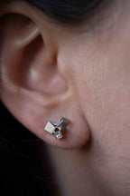 Classic diamond studs - 18ct white gold & diamond earrings