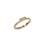 Latitude Bar Ring - 18ct gold and Diamond Eternity Ring