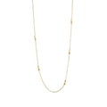 Five Square Necklace - 18ct gold necklace
