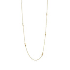 Five Square Necklace - 18ct gold necklace