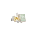 Beryl Cluster Ring - Sterling silver, 18ct gold and blue beryl ring