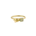 Ivy Cluster Ring - 18ct gold and Montana Sapphire Ring