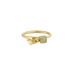 Ivy Cluster Ring - 18ct gold and Montana Sapphire Ring