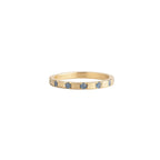 eternity ring II - 18ct yellow gold and sapphire ring