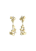 Rosalie Earrings - 18ct gold and diamond earrings