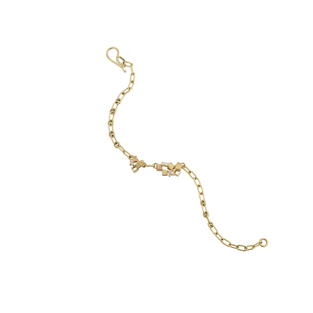 Rosalie Bracelet - 18ct Gold and Diamond Bracelet