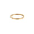 classic latitude wedding band - 18ct square profile wedding band