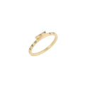 LATITUDE BAR RING - 18ct gold and Sapphire Eternity Ring