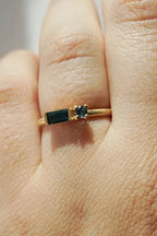 Toi et Moi - 18ct gold and Sapphire engagement ring