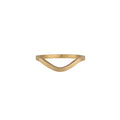 Wave ring - 9ct/14ct/18ct Yelllow gold band